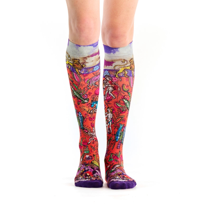 patterned knee high socks by Dub & Drino