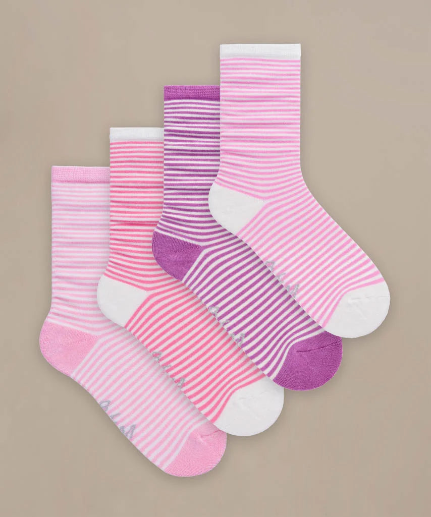 pink mix bamboo socks by BAM