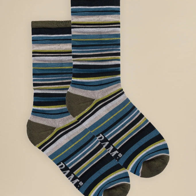 Set of striped bamboo socks by BAM