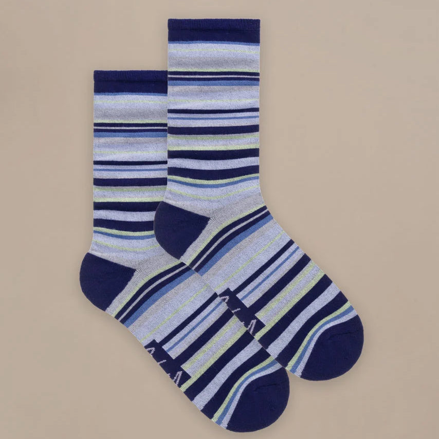 Set of striped bamboo socks by BAM