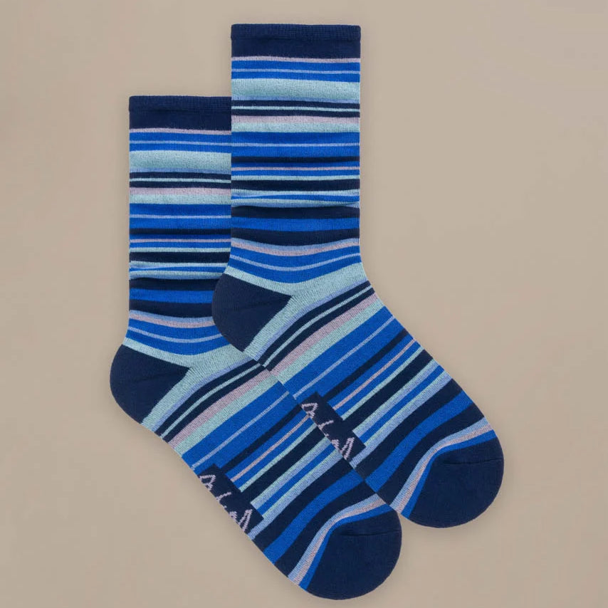 Set of striped bamboo socks by BAM