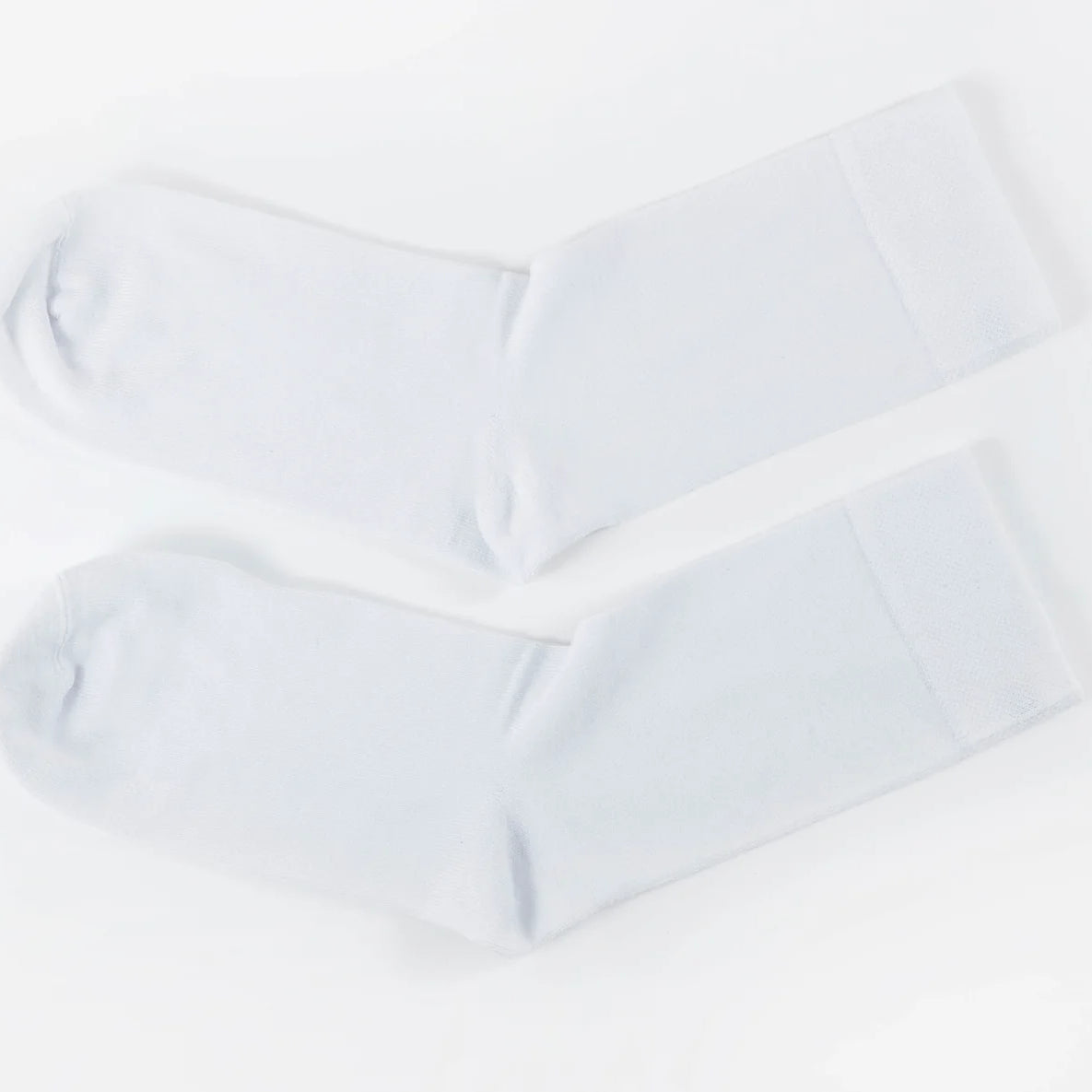 plain white bamboo socks by Pairs Scotland
