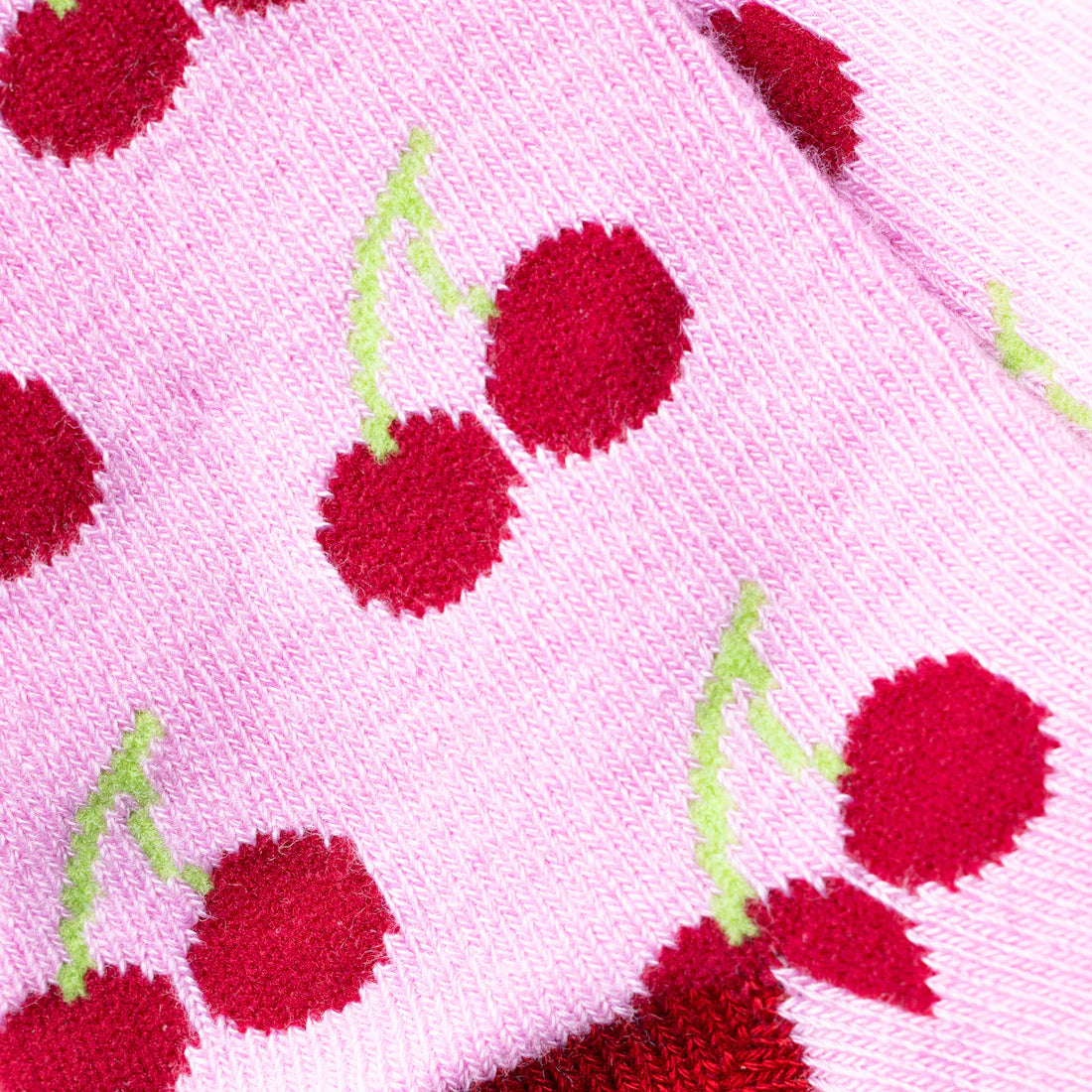 cherry theme girls bamboo socks