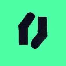 navy bamboo school socks