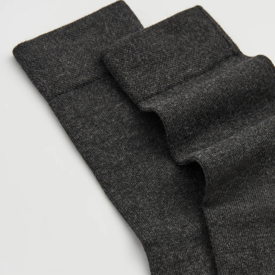 dark grey bamboo socks by Pairs Scotland