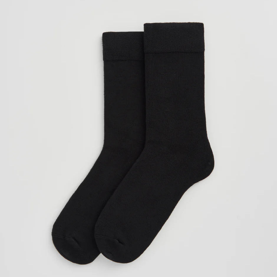 black bamboo socks by Pairs Scotland