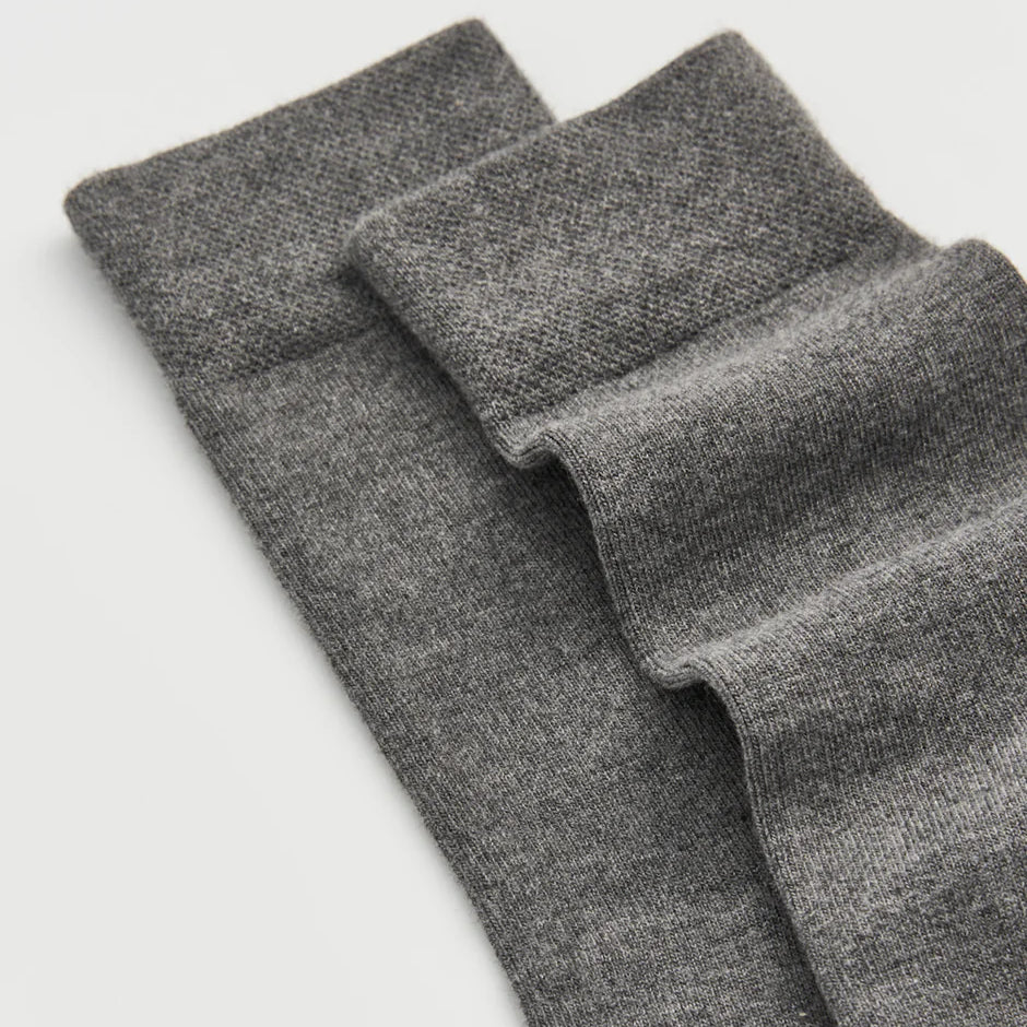 grey bamboo socks by Pairs Scotland
