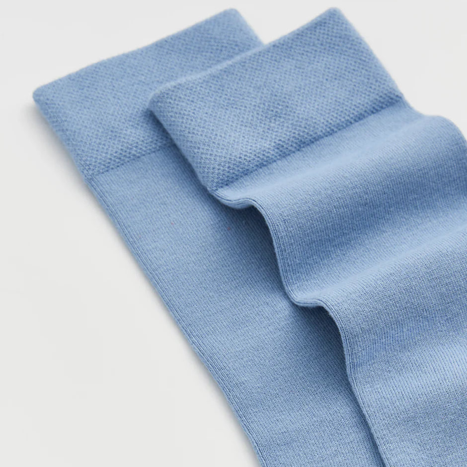 Sky blue bamboo socks by Pairs Scotland