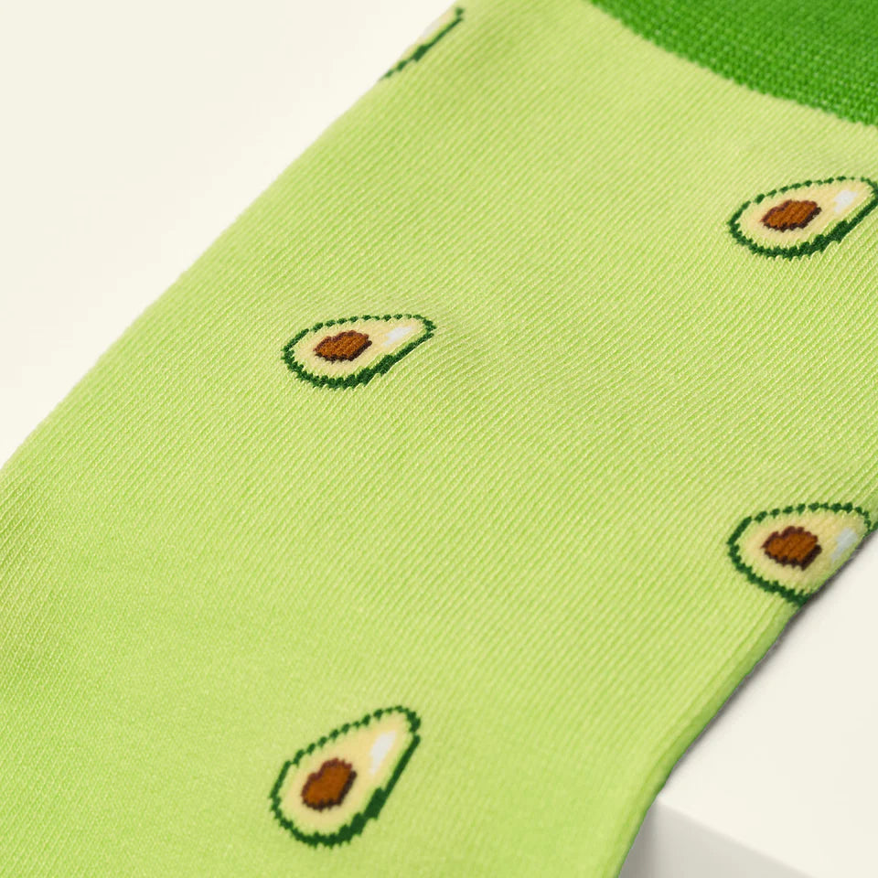 Avocado design bamboo socks by Kosi