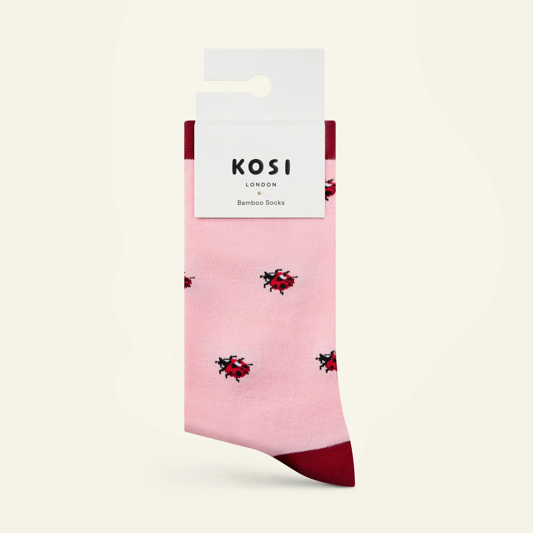 bamboo socks with ladybird theme by Kosi