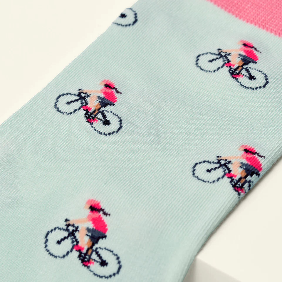 bamboo socks with cycling theme by Kosi