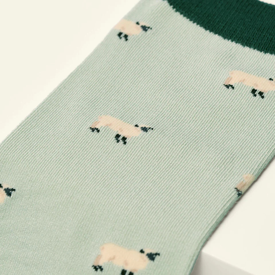 bamboo socks with a sheep print by Kosi