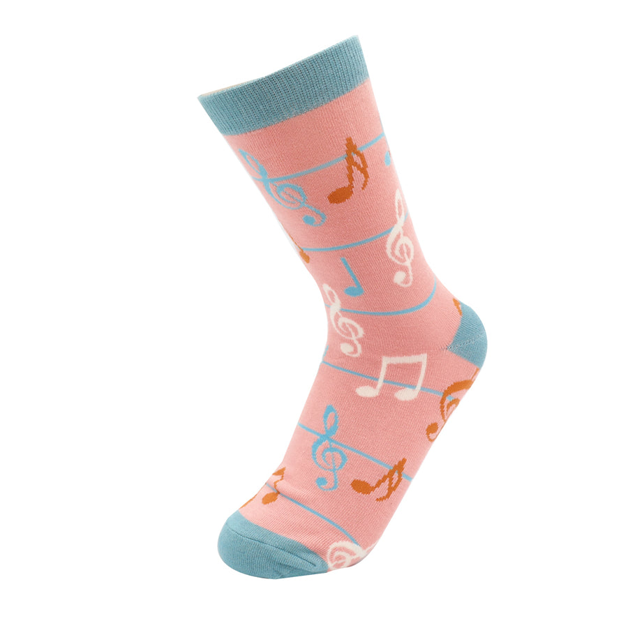 Music themed bamboo socks by miss sparrow
