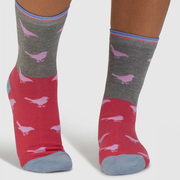 Bamboo bird socks by Thought