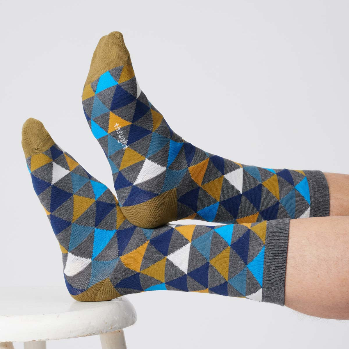 triangle bamboo socks by Thought