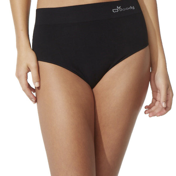 Boody Bamboo Full Briefs in Black, Nude or White-bamboofeet