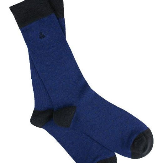 Spotted Royal Blue Bamboo Socks by Swole Panda