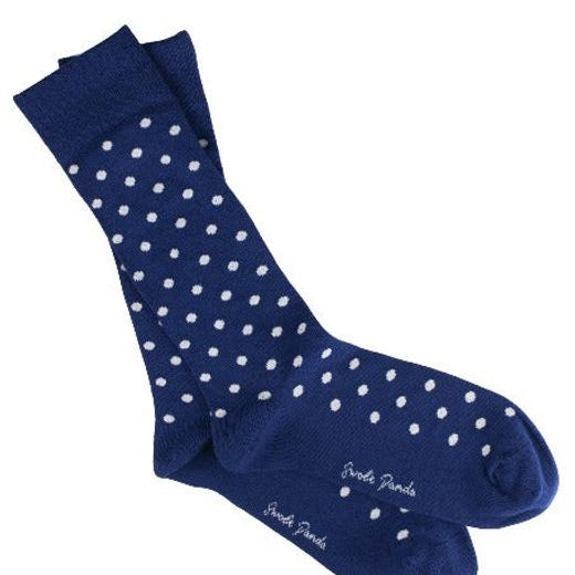 Blue Dot Bamboo Socks by Swole Panda