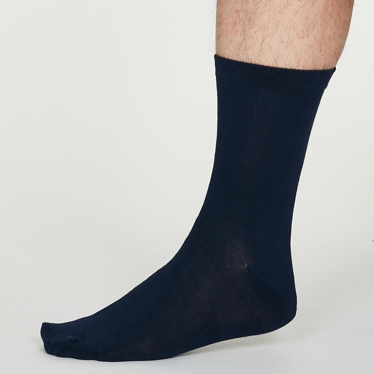 Jimmy Plain Bamboo Socks in Navy by Thought-bamboofeet