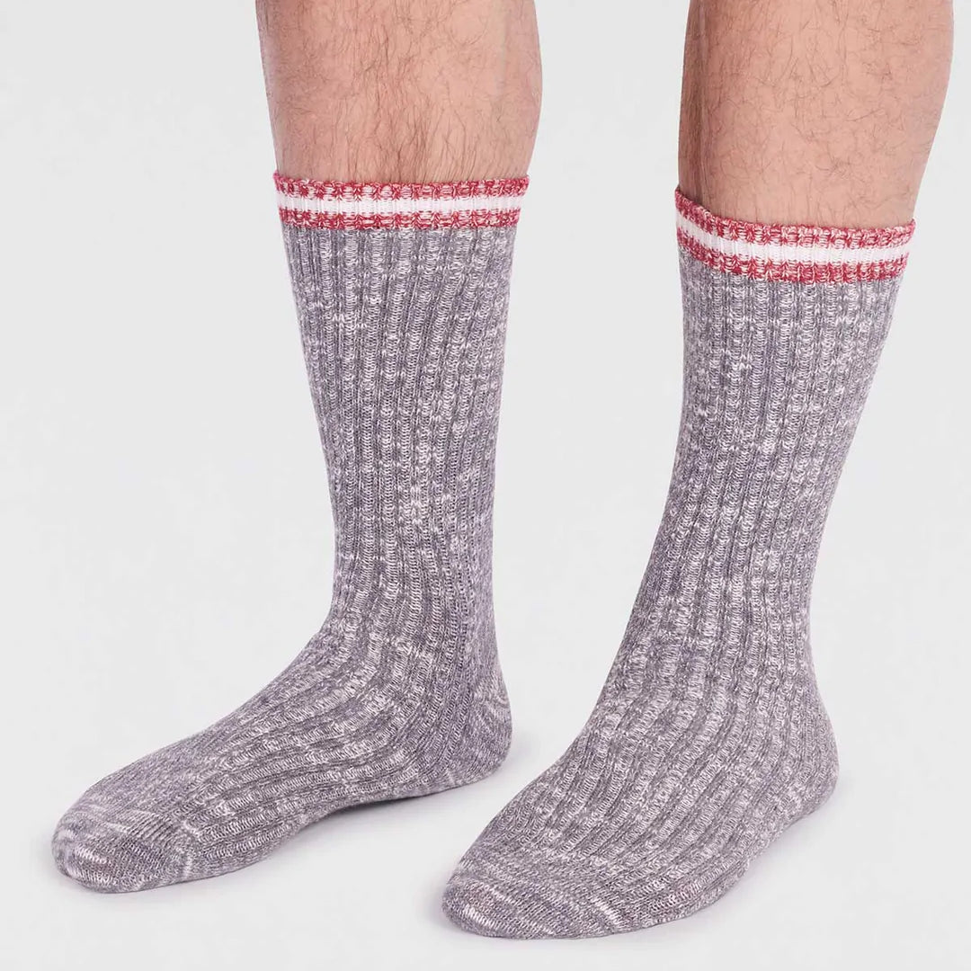 Organic cotton grey socks by Thought