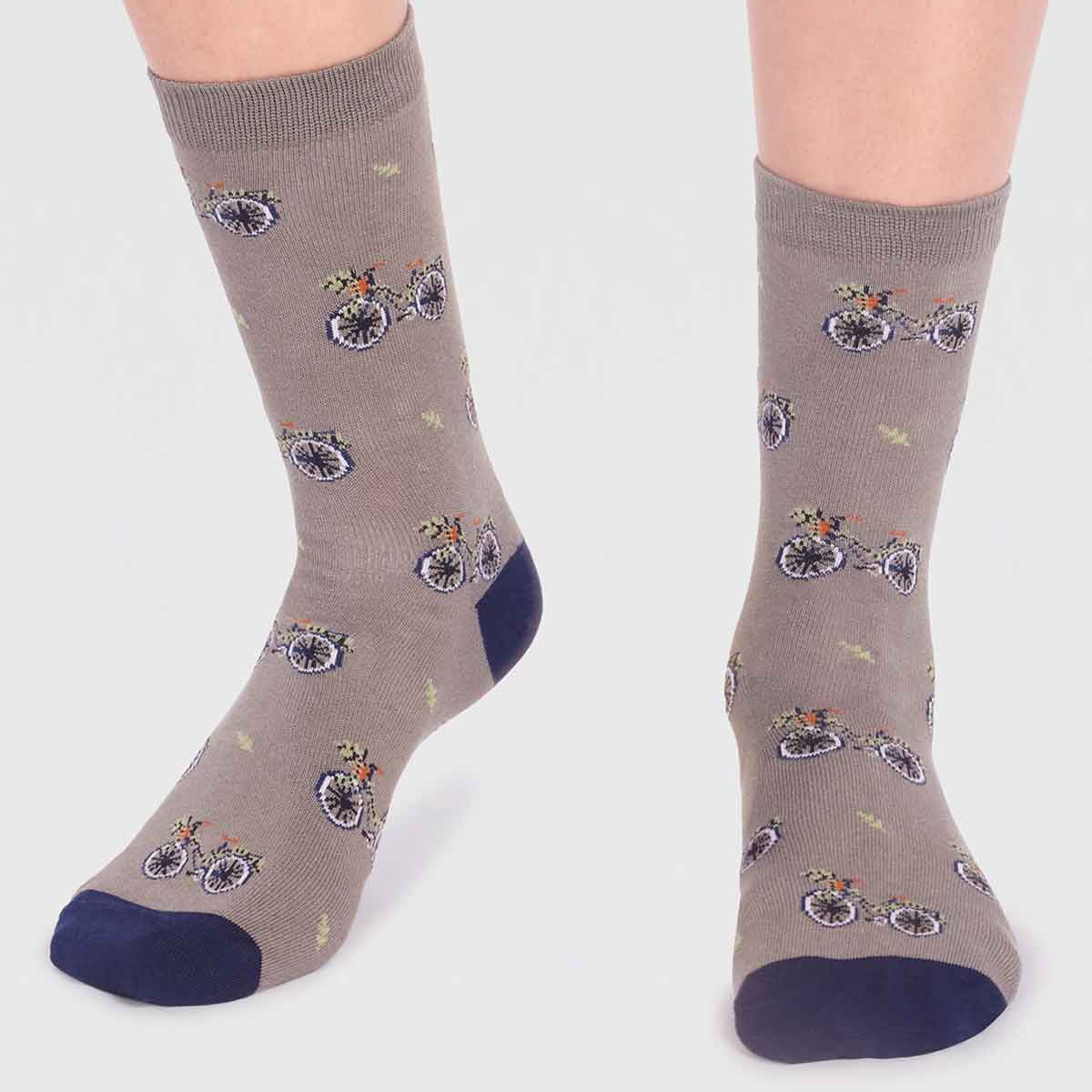 Bike bamboo socks by Thought