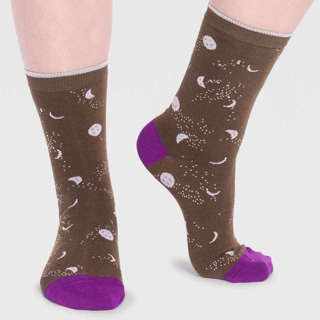 Grey bamboo socks by Thought