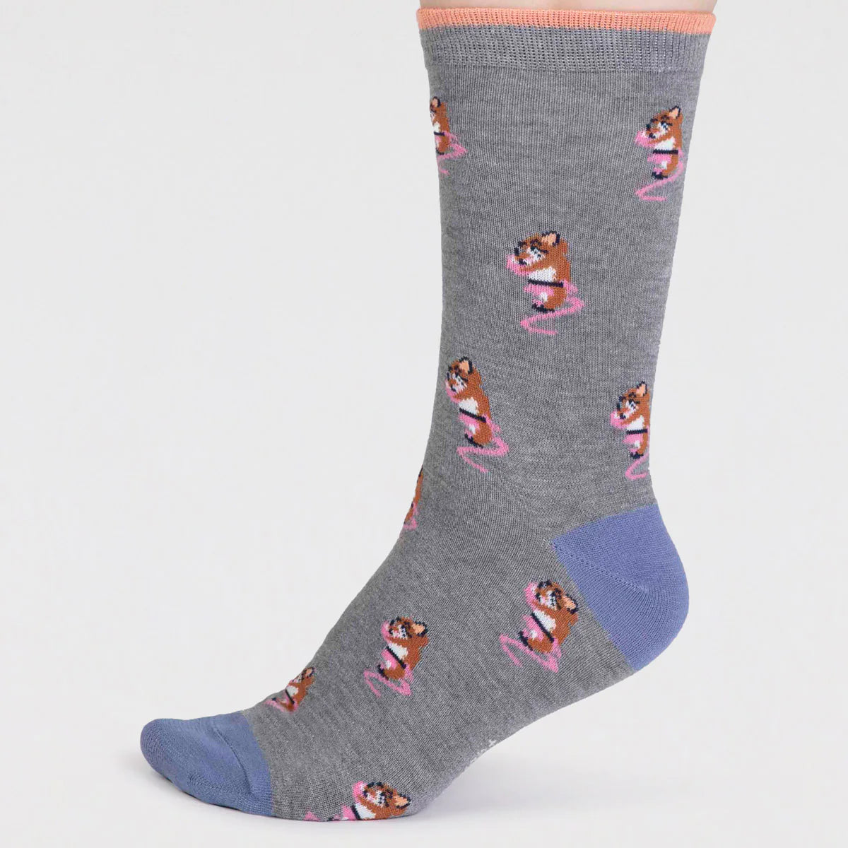 Grey bamboo socks by Thought