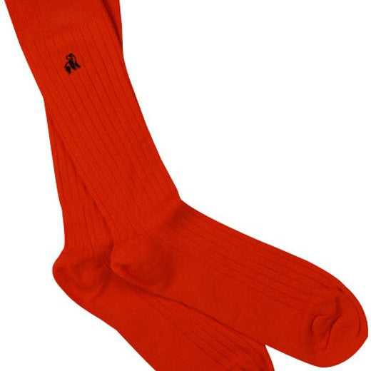 red bamboo socks by Swole Panda