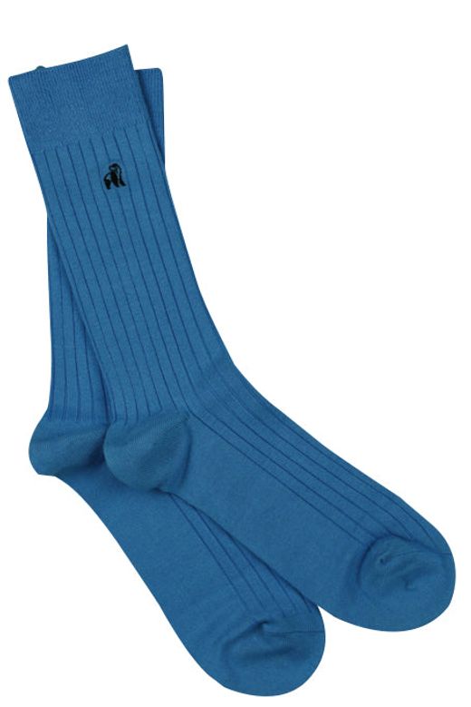 sky blue bamboo socks by Swole Panda