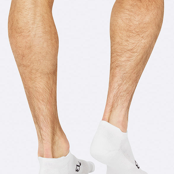 Boody Men's Active Bamboo Sports Sock in White, Size UK 6-11-bamboofeet