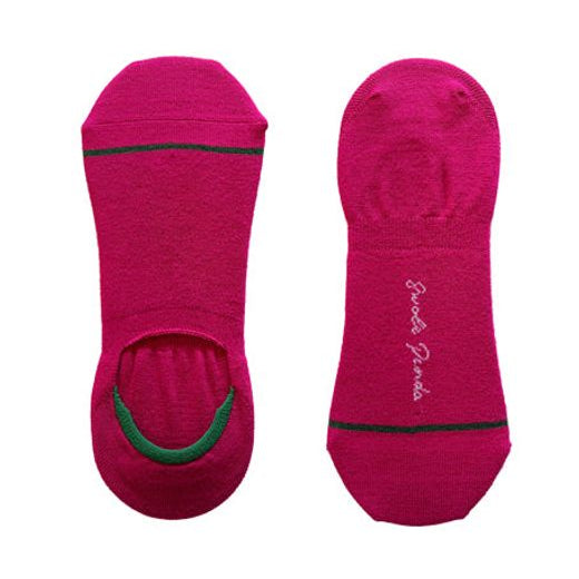 pink no show bamboo socks