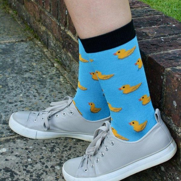 bamboo duck socks by Swole Panda