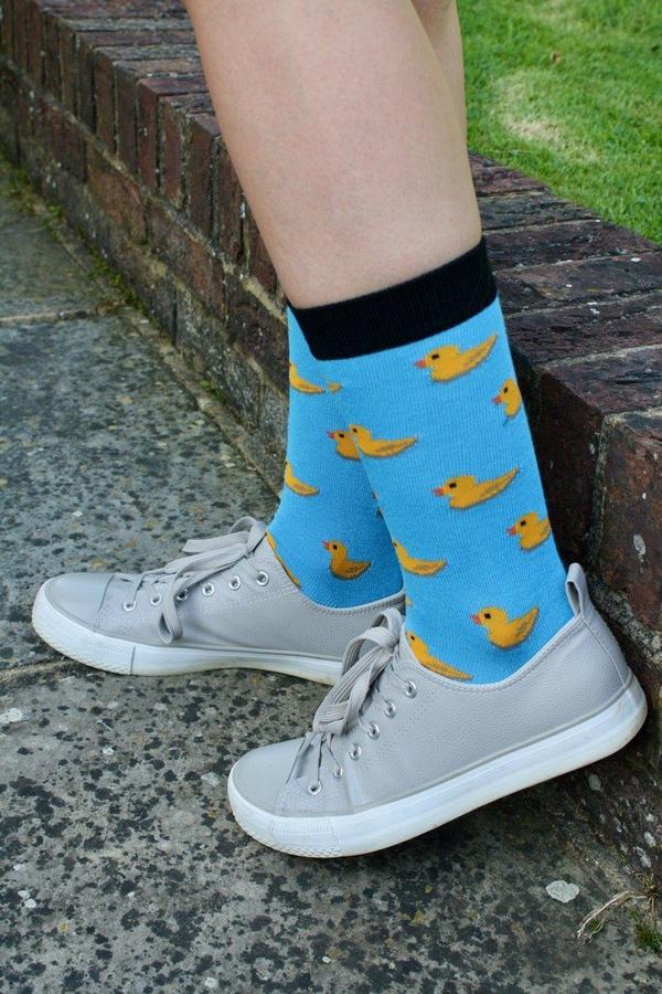 bamboo duck socks by Swole Panda