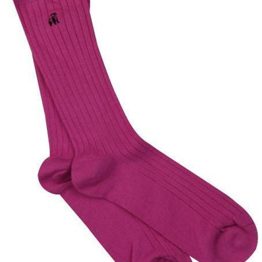 Rich Pink Bamboo Socks by Swole Panda