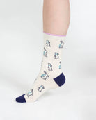 Bamboo rabbit theme socks by Thought