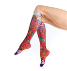 patterned knee high socks by Dub & Drino