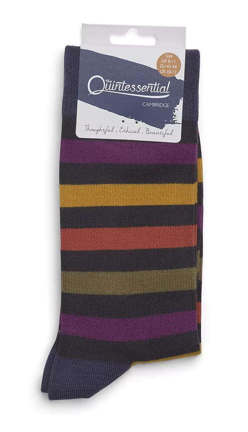 Striped socks by Quintessential