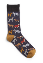 Bamboo socks with dog pattern 