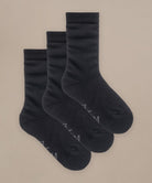 Bamboo Socks Heavyweight Cosy Classics in Black by BAM - 3 Pack