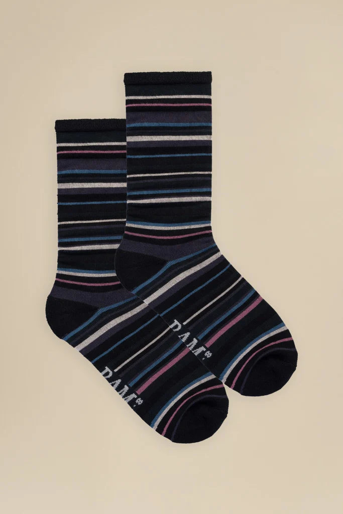 Set of striped bamboo socks by BAM