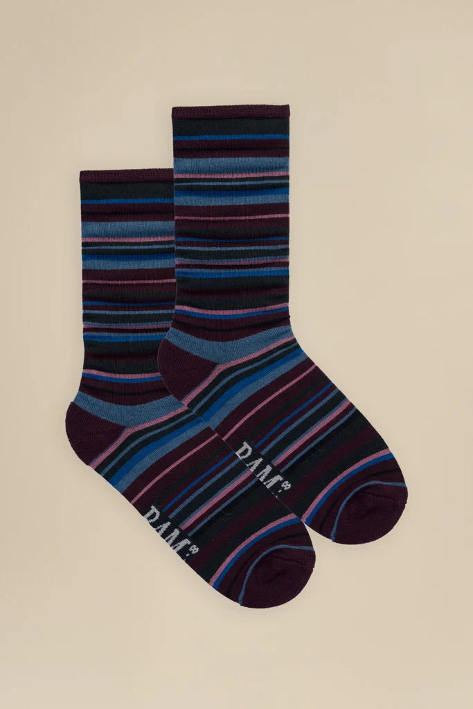 Set of striped bamboo socks by BAM