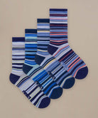 Set of striped bamboo socks by BAM