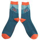 cycling theme bamboo socks in a matchbox style gift box by Mr Sparrow