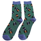 Vinyl record bamboo matchbox gift box socks
