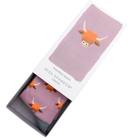 highland cow bamboo matchbox socks by Miss sparrow