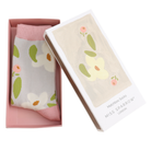 Daisy theme bamboo socks in a matchbox style gift box