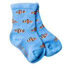 children's bamboo socks with clownfish print by Swole Panda