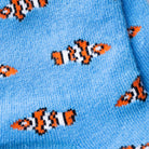 children's bamboo socks with clownfish print by Swole Panda