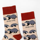 Save the Badgers Bamboo Socks by Bare Kind