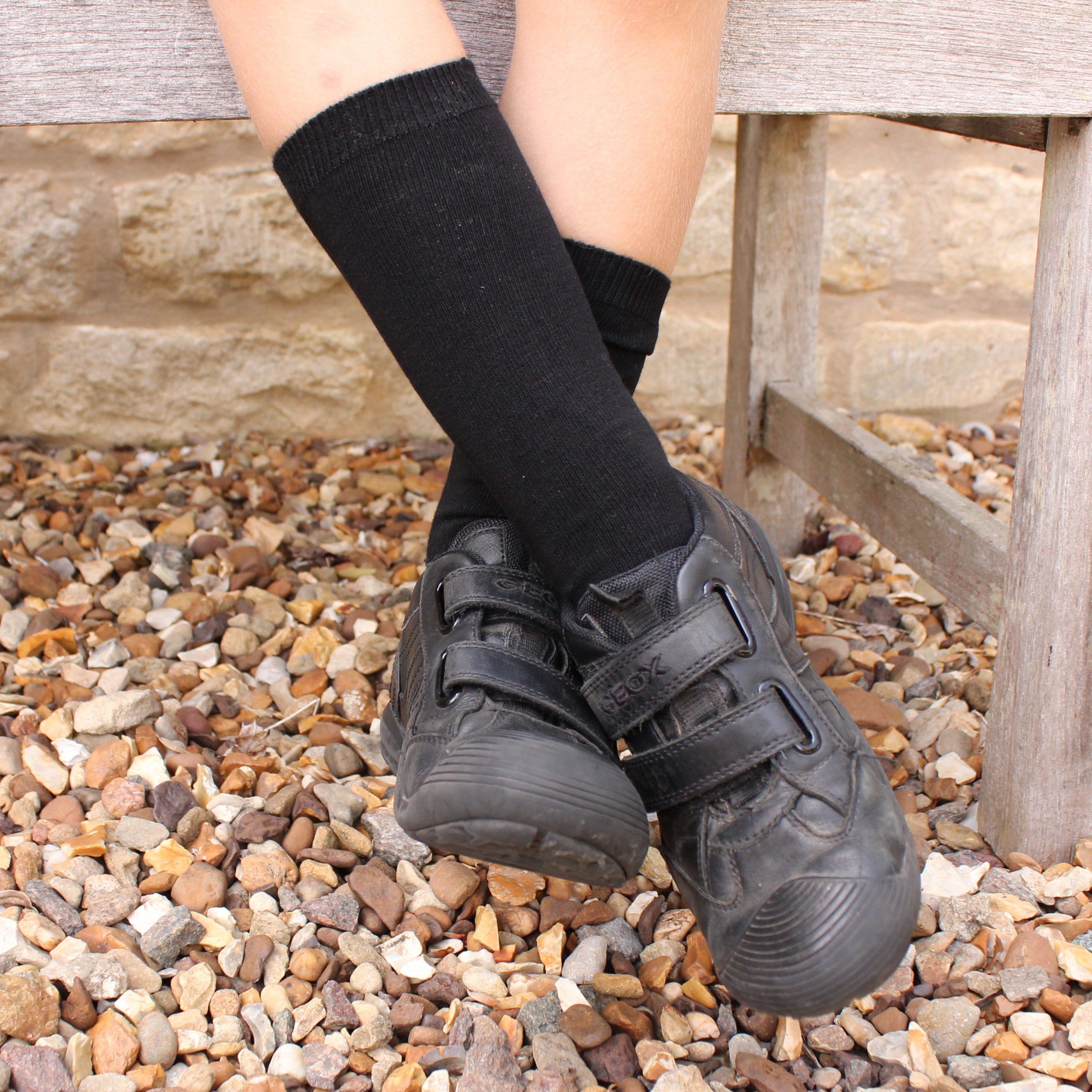 black bamboo school socks